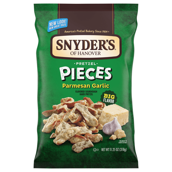Save on Snyder's Of Hanover Pretzel Pieces Parmesan Garlic Order Online