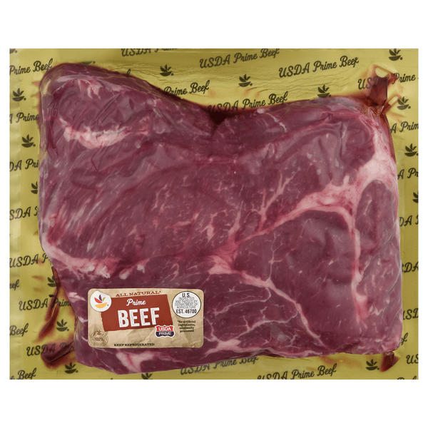Save on Our Brand USDA Prime Beef Chuck Roast Vacuum Sealed Fresh All