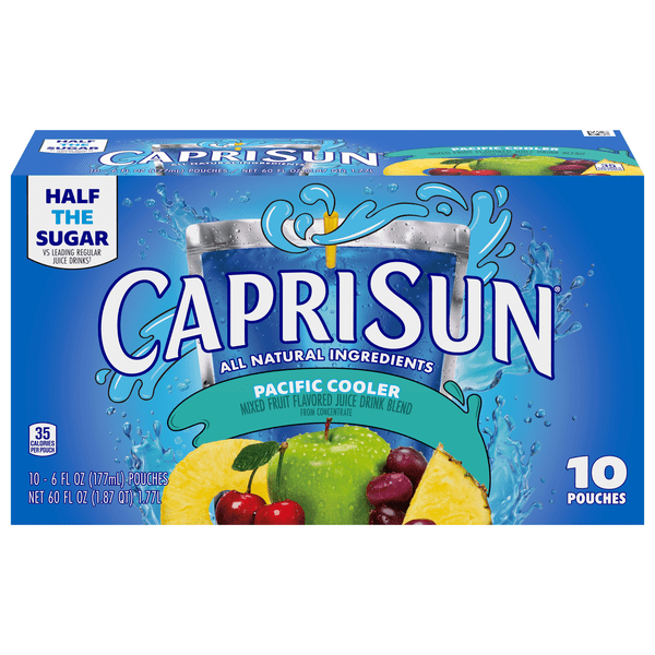 Save on Capri Sun Juice Drink Pouches Pacific Cooler All Natural 10