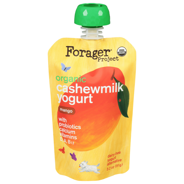 Save on Forager Project Organic Kids Cashewmilk Yogurt Pouch Mango
