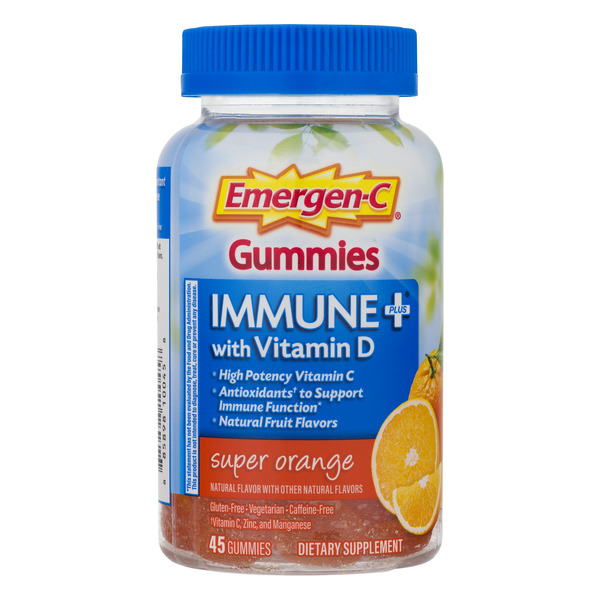Save on EmergenC Immune Plus with Vitamin D Super Orange