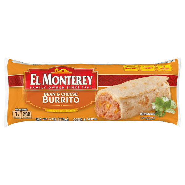 Save on El Monterey Bean & Cheese Burrito Order Online Delivery GIANT