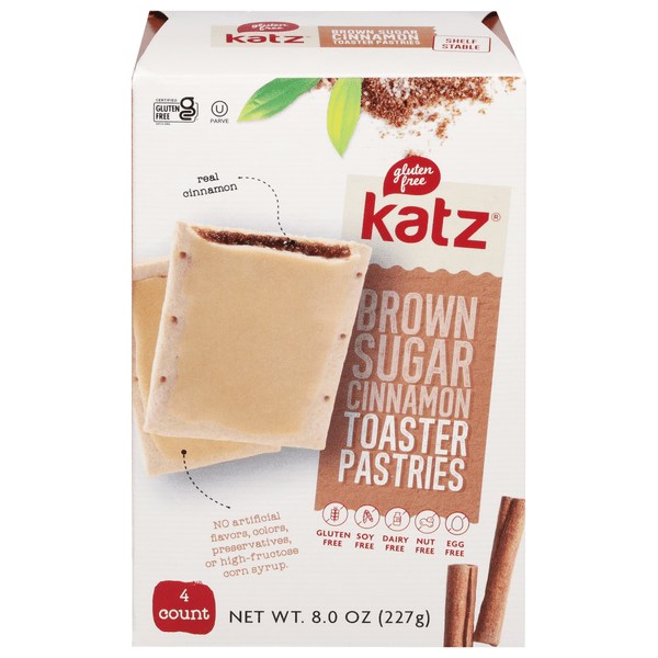 Save on Katz Gluten Free Toaster Pastries Brown Sugar Cinnamon 4 ct
