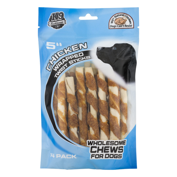 Save on K9 Cookhouse Chicken Wrapped Twist Chews for Dogs Order Online Delivery MARTIN'S