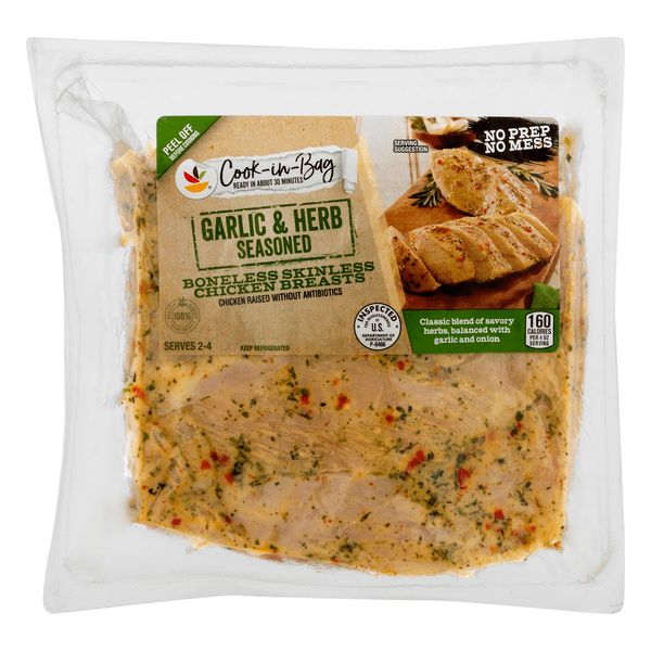Save on GIANT CookinBag Chicken Breast Garlic & Herb Order Online