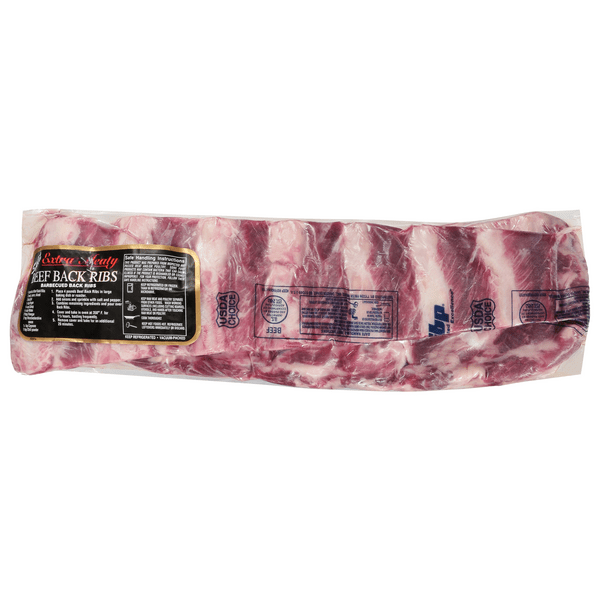 Save on Food Lion Extra Meaty Beef Back Ribs Barbecued Order Online Delivery Food Lion