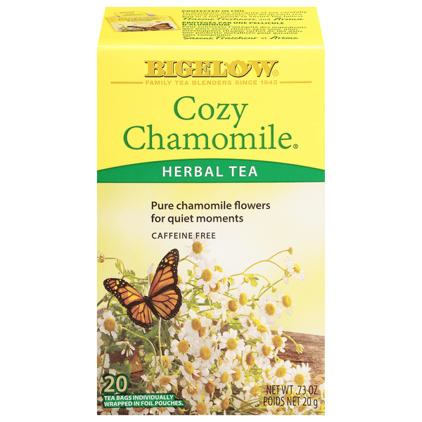 Save on Bigelow Cozy Chamomile Herbal Tea Bags Caffeine Free All