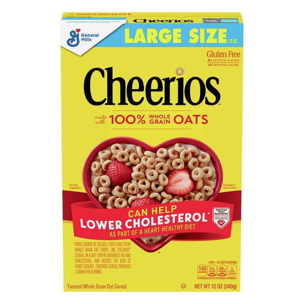 Save on Cheerios Cereal Gluten Free Large Size Order Online Delivery