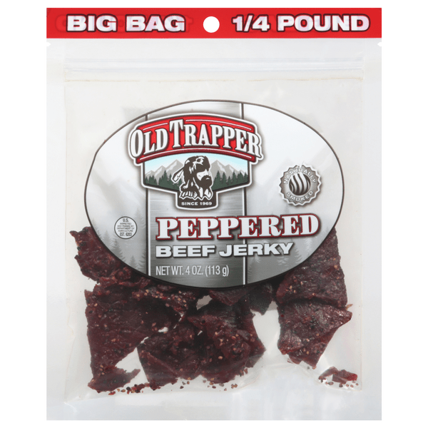 Save on Old Trapper Beef Jerky Peppered Order Online Delivery GIANT
