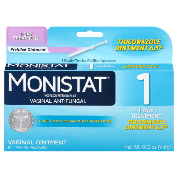 Save on Monistat 1 Vaginal Antifungal 1 Day Treatment Prefilled