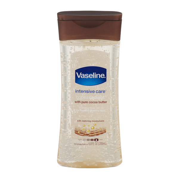 Save on Vaseline Intensive Care Cocoa Radiant Body Gel Oil Order Online