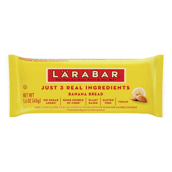 Save on LARABAR Fruit & Nut Food Bar Banana Bread Gluten Free Order