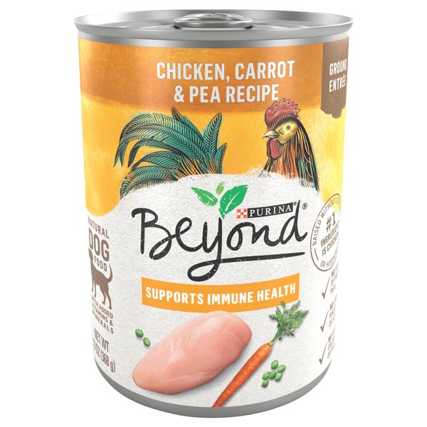 Save on Beyond Natural Ground Chicken Carrot & Pea Recipe Entree Wet