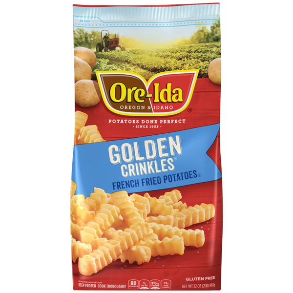 Save on OreIda Golden Crinkles French Fried Potatoes Gluten Free Order