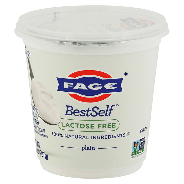 Save on FAGE BestSelf Lactose Free Reduced Fat Plain Strained Greek