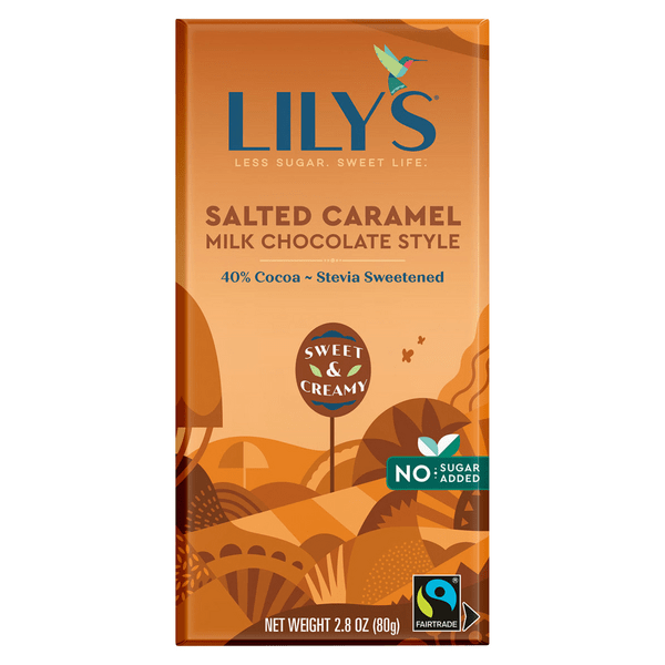 Save on Lily's Milk Chocolate Style Bar 40 Cocoa Salted Caramel No