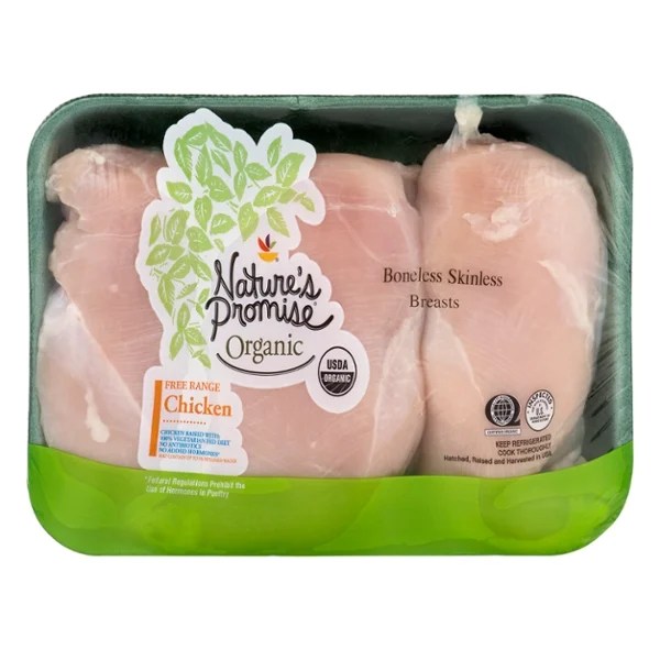 Save on Nature's Promise Organic Chicken Breasts Boneless Skinless