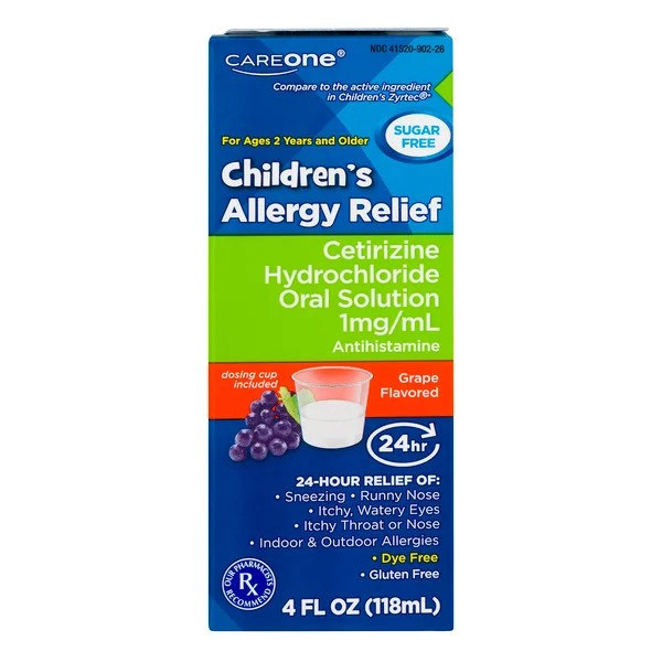 Save on CareOne Children's Allergy Relief Cetirizine Hydrochloride Oral