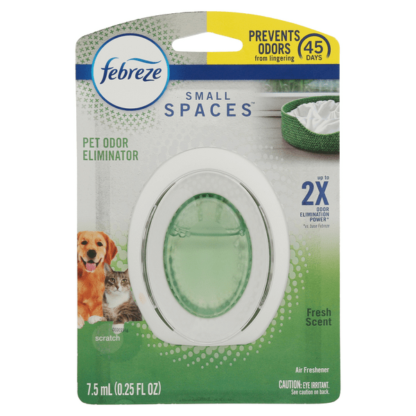Febreze SMALL SPACES Pet Odor Eliminator Air Freshener,1.