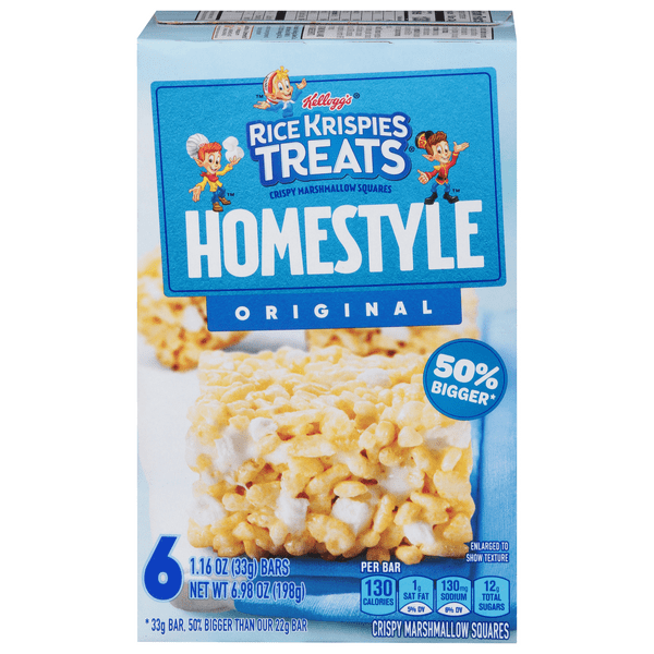 Save on Kellogg's Rice Krispies Treats Crispy Marshmallow Squares