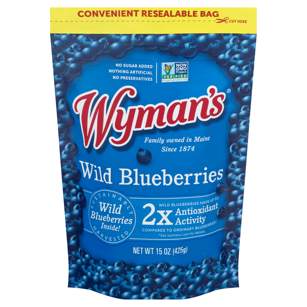 Save on Wyman's Blueberries Wild Frozen Order Online Delivery MARTIN'S