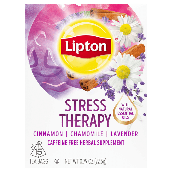 Save on Lipton Tea Stress Therapy Herbal Tea Bags Caffeine Free Order Online Delivery Stop & Shop