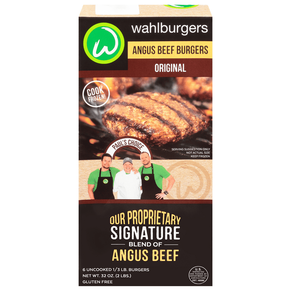 Save on Wahlburgers Burgers Angus Beef Original Frozen 6 ct Order