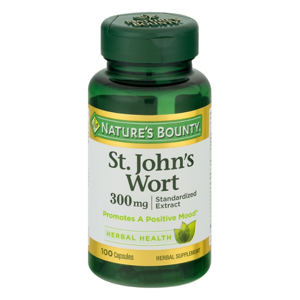 Save on Nature's Bounty St. John's Wort 300 mg Double Strength Capsules