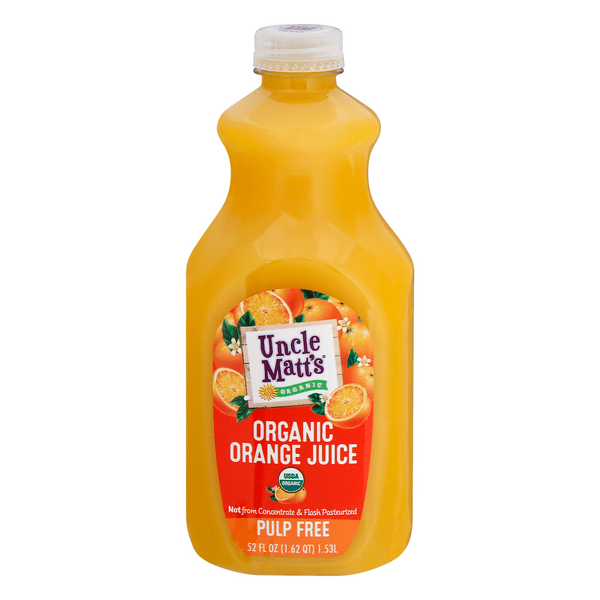 Save on Uncle Matt's Orange Juice Pulp Free Organic Order Online