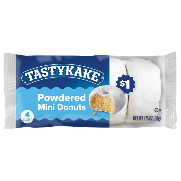 Save on TastyKake Mini Donuts Powdered 4 ct Order Online Delivery