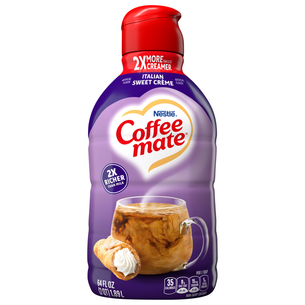 Save on Nestle Coffeemate Flavored Coffee Creamer Italian Sweet Creme