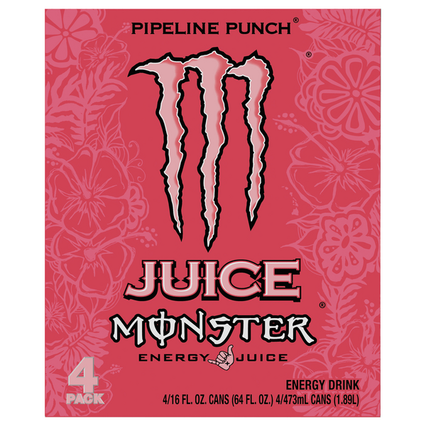 Save on Monster Pipeline Punch Juice Energy Drink 4 pk Order Online