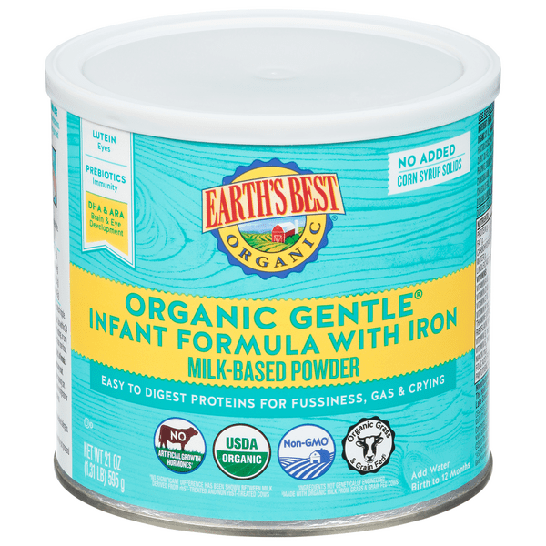 Save on Earth's Best Gentle Infant Formula with Iron MilkBased Organic