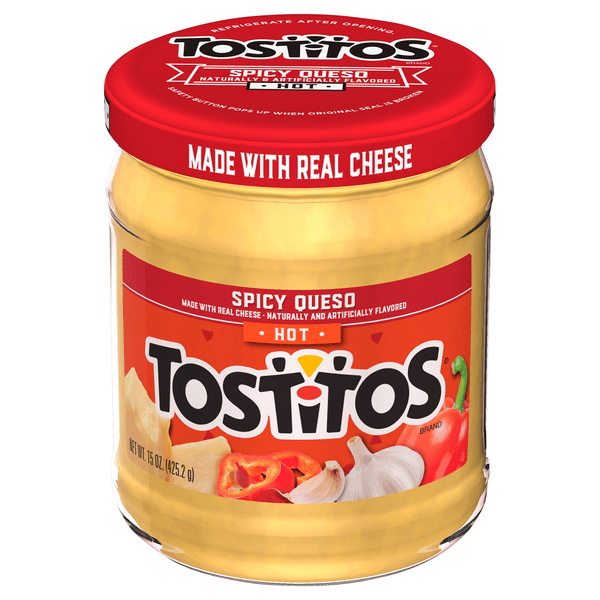 Save on Tostitos Dip Queso Hot Spicy Order Online Delivery Stop & Shop
