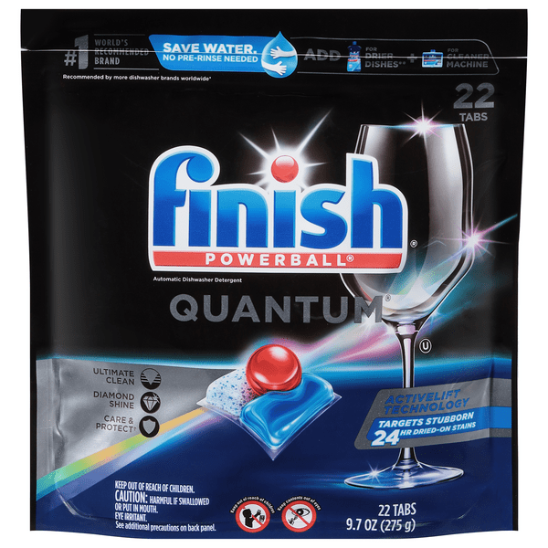 Save on FINISH Powerball Quantum Dishwasher Detergent Tabs Order Online