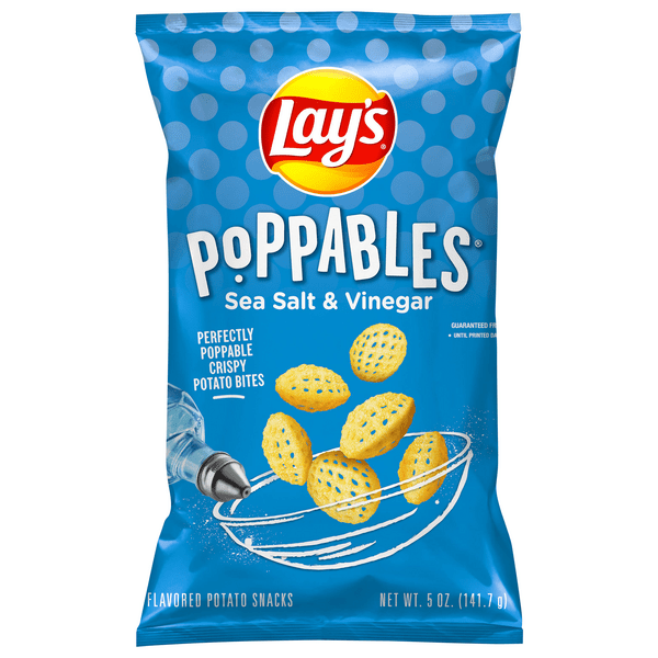 Save on Lay's Poppables Potato Snacks Sea Salt & Vinegar Order Online