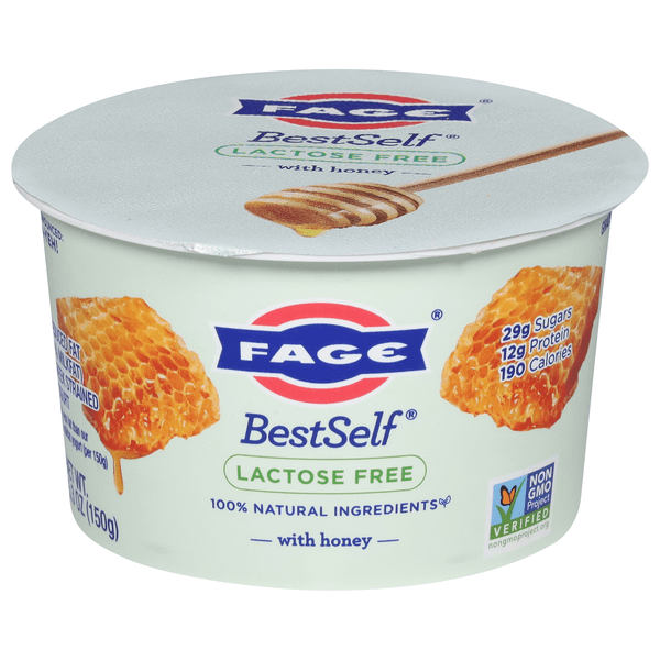 Save on FAGE BestSelf Lactose Free Low Fat Honey Strained Greek Yogurt