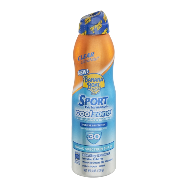 Save on Banana Boat Sport coolzone Sunscreen Continuous Spray UVA/UVB
