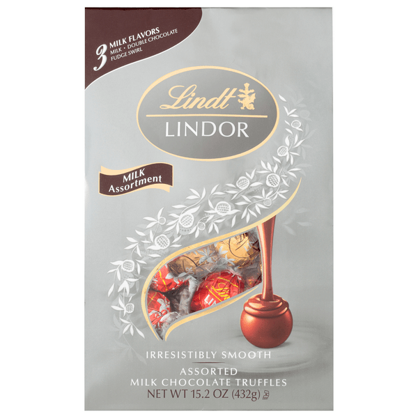 Save on Lindt Lindor Assorted Milk Chocolate Truffles Order Online