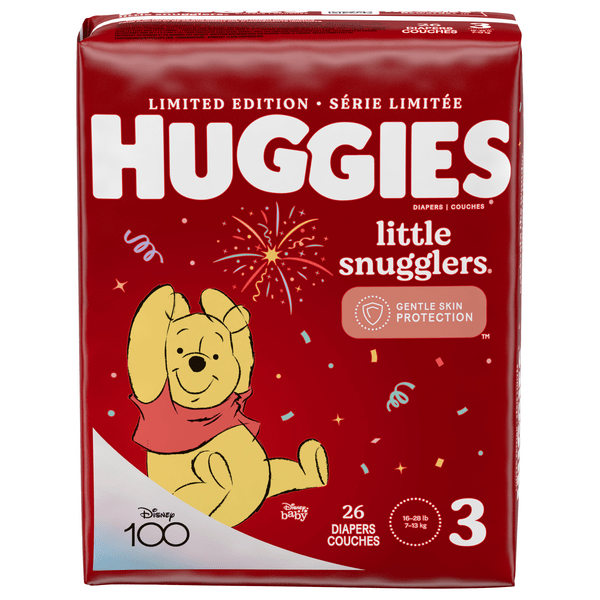 Save on Huggies Little Snugglers Disney Baby Size 3 Diapers 16-28 lbs