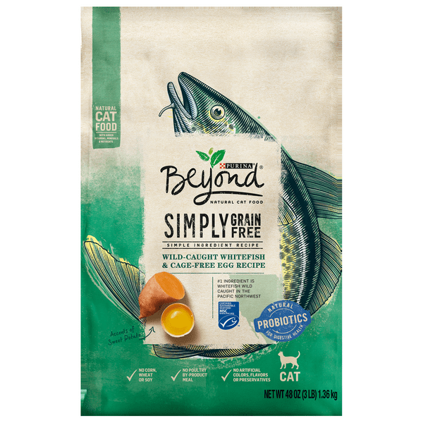 Save on Beyond Simply Grain Free Dry Cat Food Ocean Whitefish & Egg