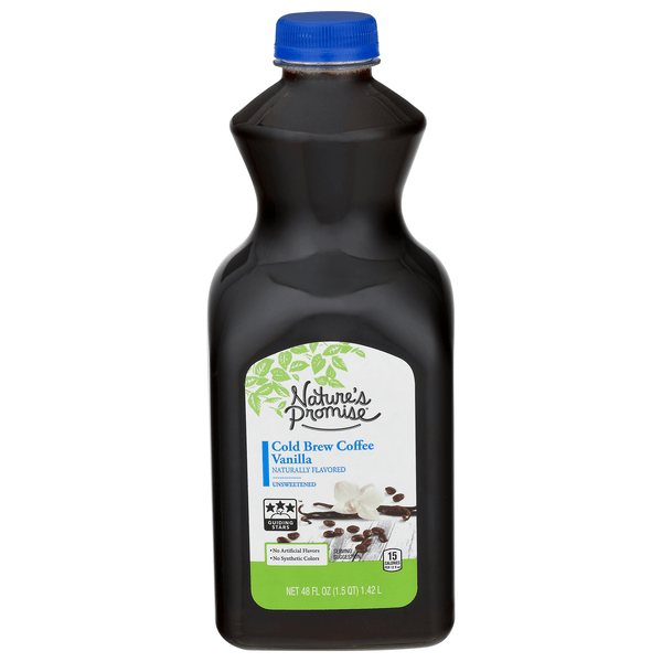 Save on Nature's Promise Vanilla Cold Brew Coffee Unsweetened Order