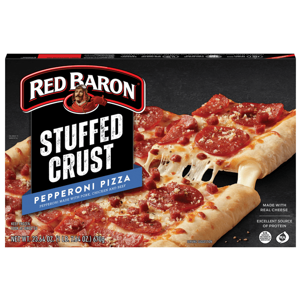 Save on Red Baron Pizza Pepperoni Stuffed Crust Order Online Delivery