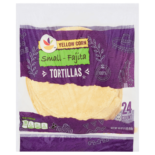 Save on Giant Soft Yellow Corn Tortillas Fajita or Taco Size 24 ct