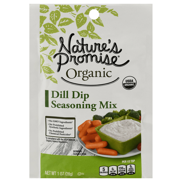 Save on Nature's Promise Organic Dill Dip Seasoning Mix Order Online