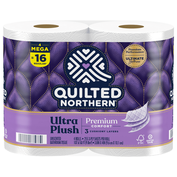 Save on Quilted Northern Ultra Plush Mega Rolls Toilet Paper 3Ply