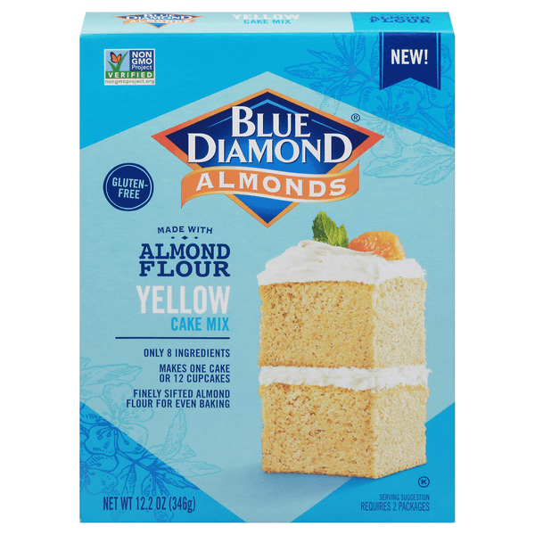 Save on Blue Diamond Almond Flour Cake Mix Yellow Gluten Free Order