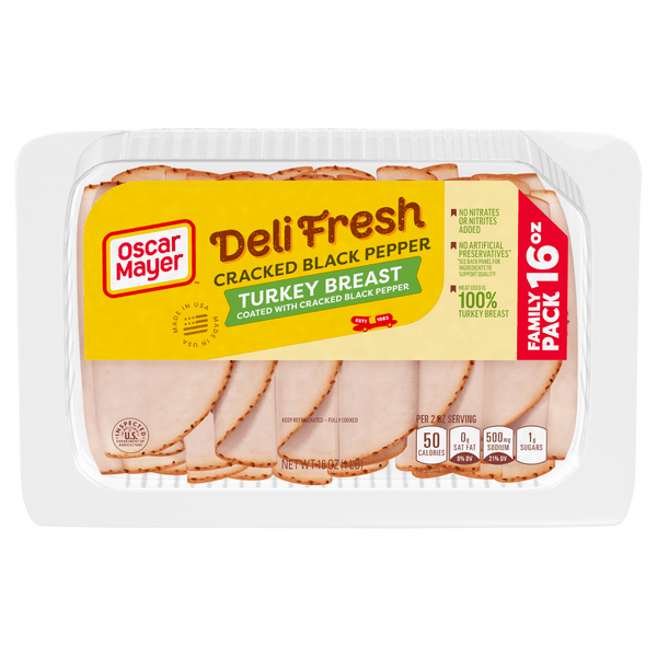 Save on Oscar Mayer Deli Fresh Cracked Black Pepper Turkey Breast