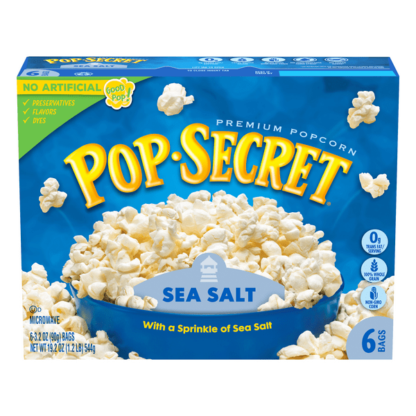 Save on PopSecret Premium Microwave Popcorn Sea Salt Order Online Delivery Giant
