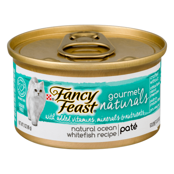 Save on Fancy Feast Gourmet Naturals Wet Cat Food Pate Ocean Whitefish